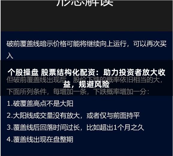 个股操盘 股票结构化配资:助力投资者放大收益,规避风险