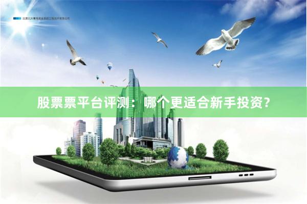 股票票平台评测:哪个更适合新手投资?